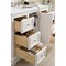 James Martin Vanities De Soto 48in Single Vanity, Bright White w/ 3 CM Ethereal Noctis Quartz Top 825-V48-BW-3ENC - alternate 3